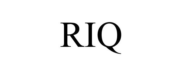 Trademark Logo RIQ