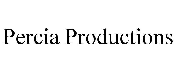  PERCIA PRODUCTIONS