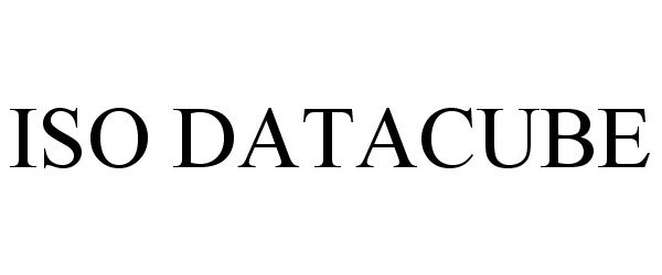 Trademark Logo ISO DATACUBE