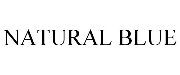 Trademark Logo NATURAL BLUE