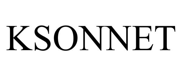 Trademark Logo KSONNET