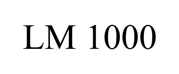 Trademark Logo LM 1000
