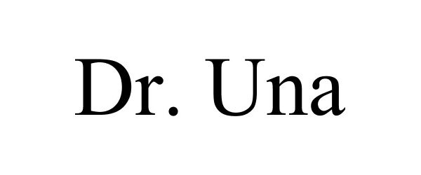 Trademark Logo DR. UNA