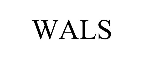Trademark Logo WALS