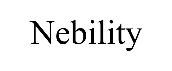 Trademark Logo NEBILITY