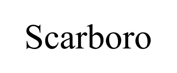 Trademark Logo SCARBORO