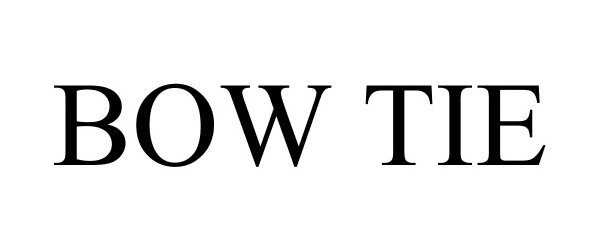 Trademark Logo BOW TIE