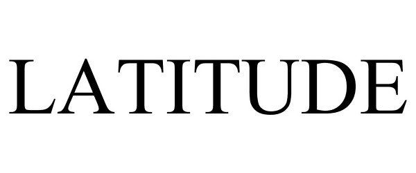 Trademark Logo LATITUDE