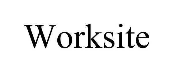 Trademark Logo WORKSITE