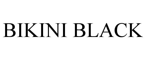 Trademark Logo BIKINI BLACK