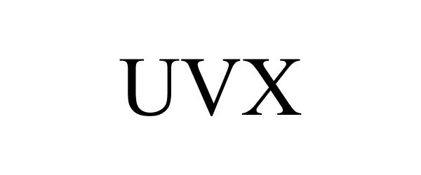 Trademark Logo UVX