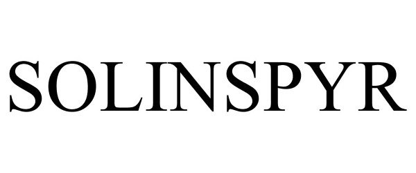 Trademark Logo SOLINSPYR