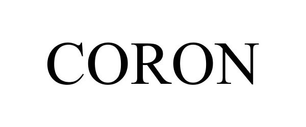 Trademark Logo CORON