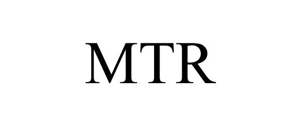 Trademark Logo MTR