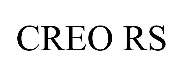 Trademark Logo CREO RS