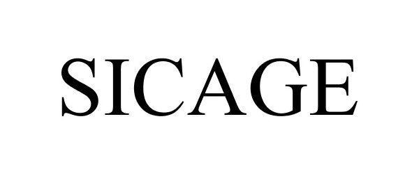 Trademark Logo SICAGE
