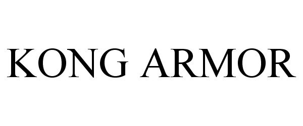 Trademark Logo KONG ARMOR