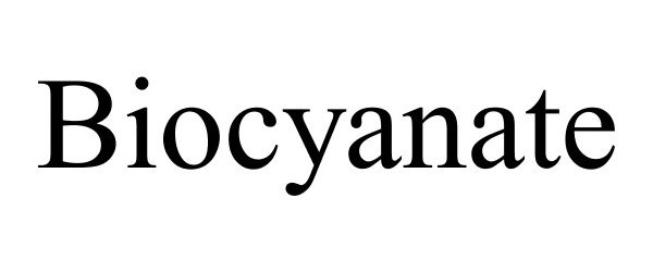 Trademark Logo BIOCYANATE