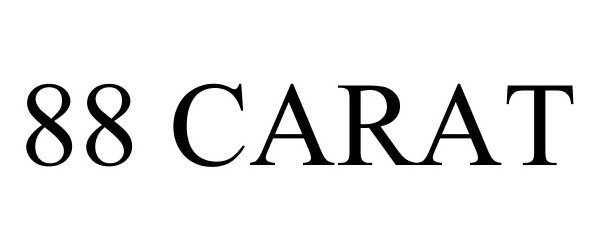 Trademark Logo 88 CARAT