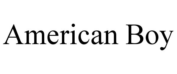 Trademark Logo AMERICAN BOY