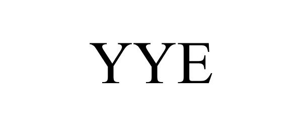 Trademark Logo YYE