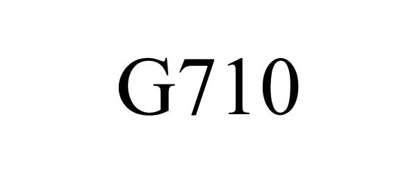 Trademark Logo G710