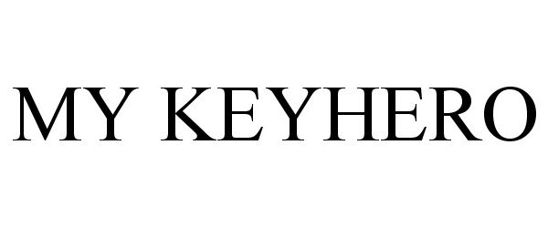 Trademark Logo MYKEYHERO