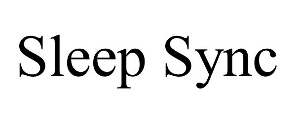 Trademark Logo SLEEP SYNC