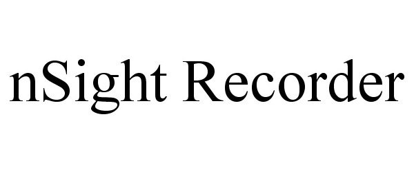  NSIGHT RECORDER