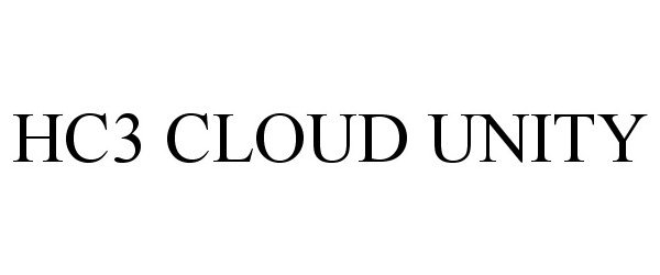 Trademark Logo HC3 CLOUD UNITY