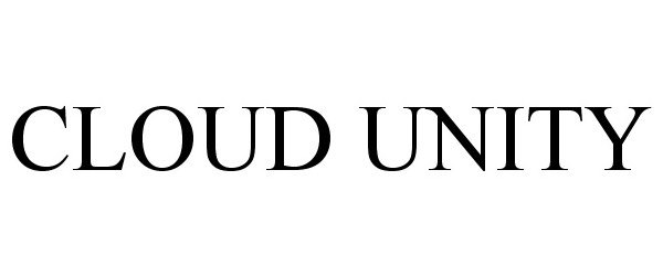 Trademark Logo CLOUD UNITY