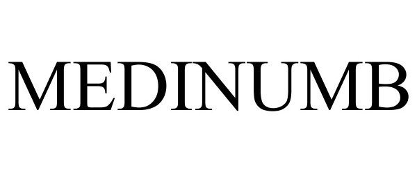 Trademark Logo MEDINUMB