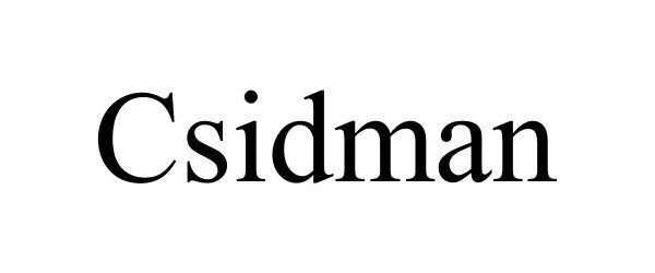 Trademark Logo CSIDMAN