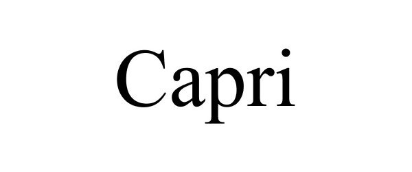 Trademark Logo CAPRI