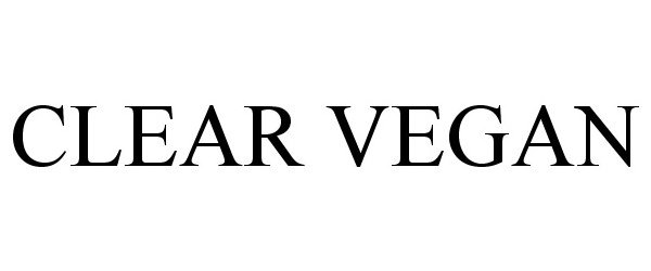  CLEAR VEGAN