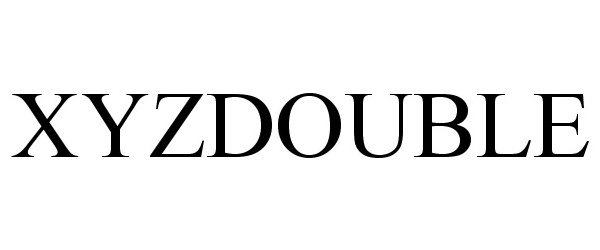 Trademark Logo XYZDOUBLE