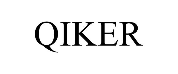 Trademark Logo QIKER