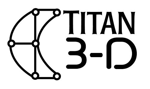 Trademark Logo TITAN 3-D