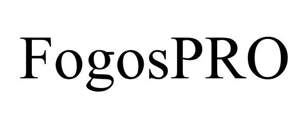 Trademark Logo FOGOSPRO