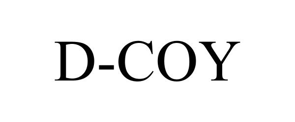 Trademark Logo D-COY
