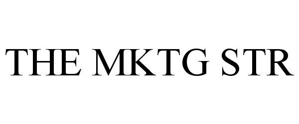 Trademark Logo THE MKTG STR