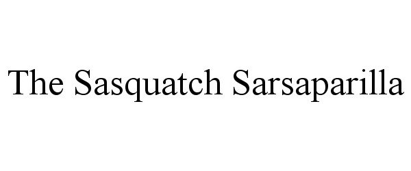  THE SASQUATCH SARSAPARILLA