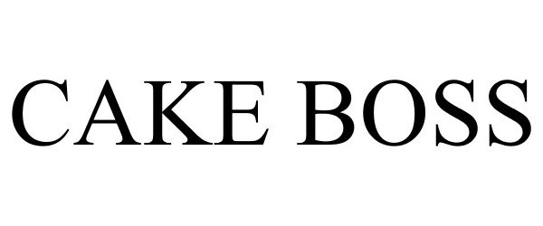 Trademark Logo CAKE BOSS
