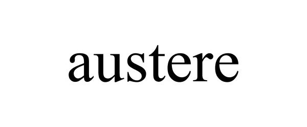 Trademark Logo AUSTERE