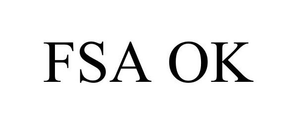 Trademark Logo FSA OK