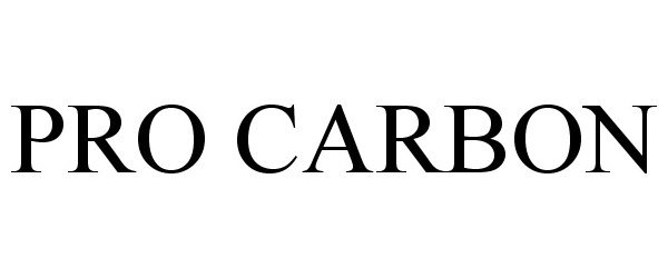 Trademark Logo PRO CARBON