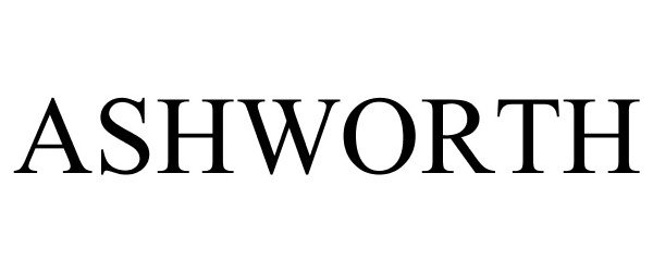 Trademark Logo ASHWORTH