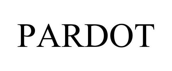 Trademark Logo PARDOT
