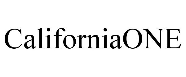  CALIFORNIAONE