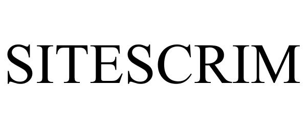 Trademark Logo SITESCRIM